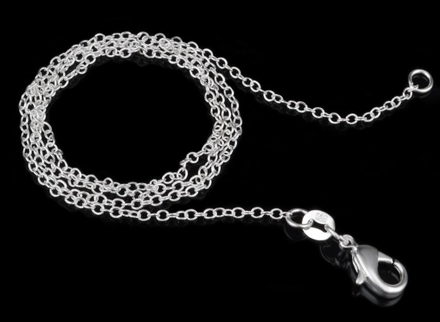 

Europe and America sell necklace, fashion, silver plated cross chain chain fashion necklace (50pcs/lot) L411