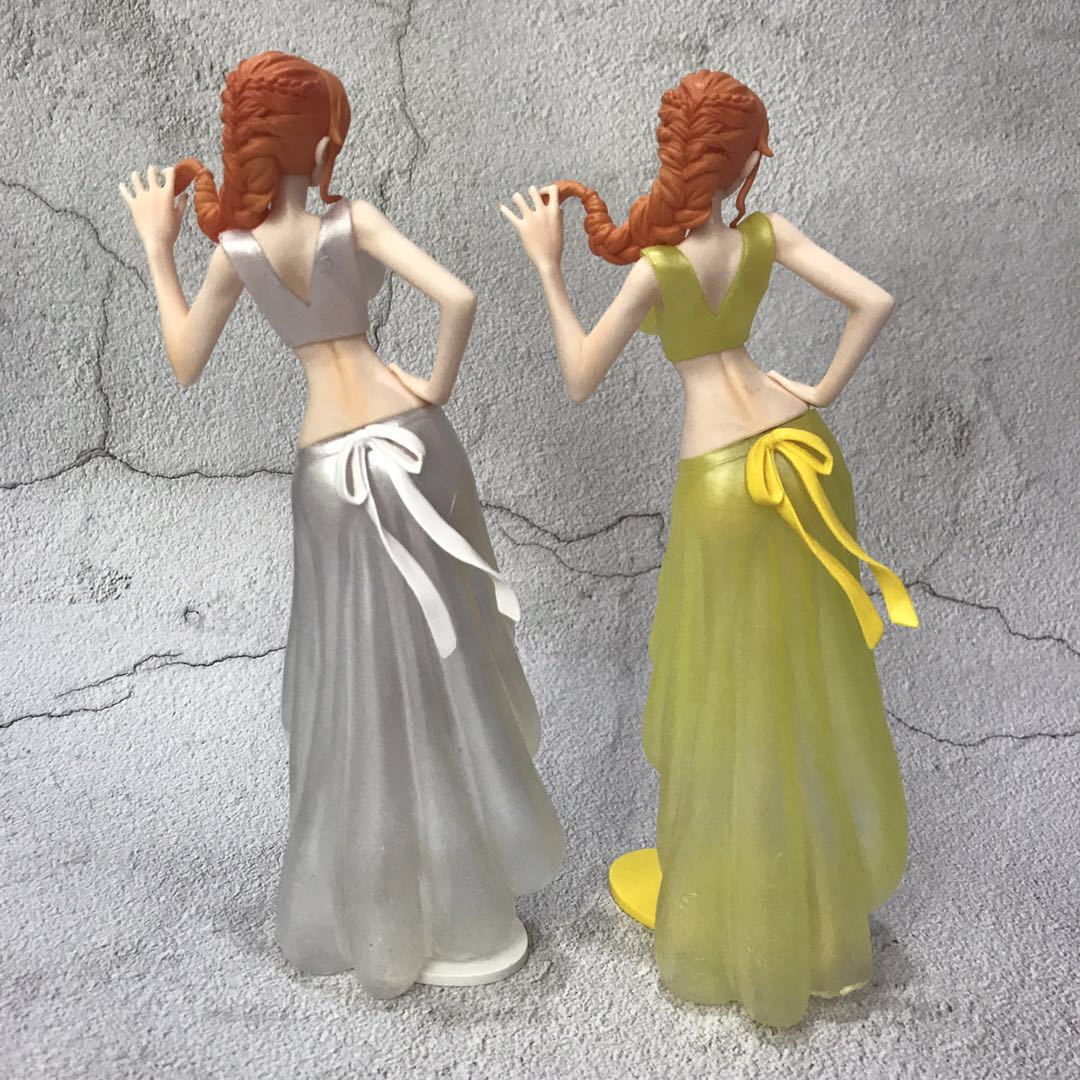 Acheter Anime Pirate Robe De Mariée King Nautique Nu Mei Fleur Clignotante Robe Blanche Jupe Jaune Robe De Boîte Tenue à La Main De 2513 Du