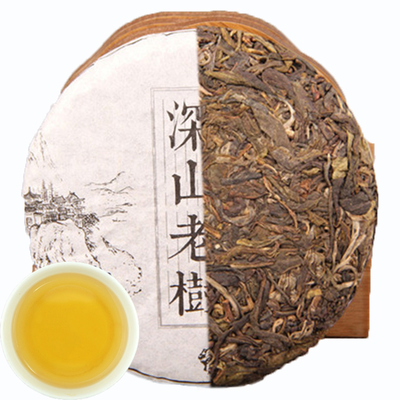 

Promotion 100g Yunnan Deep mountain Ancestor Tree Puer Tea Raw Pu Er Tea Organic Pu'er Old Trees Green Puer Natural Puerh Te Cake