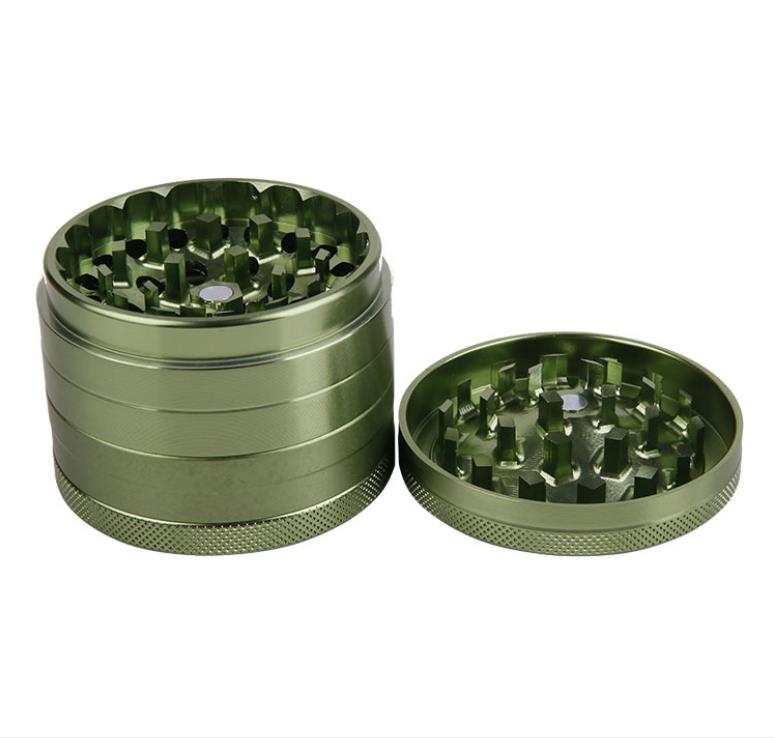 

New creative manual press 63mm aluminum alloy grinder 4 layers
