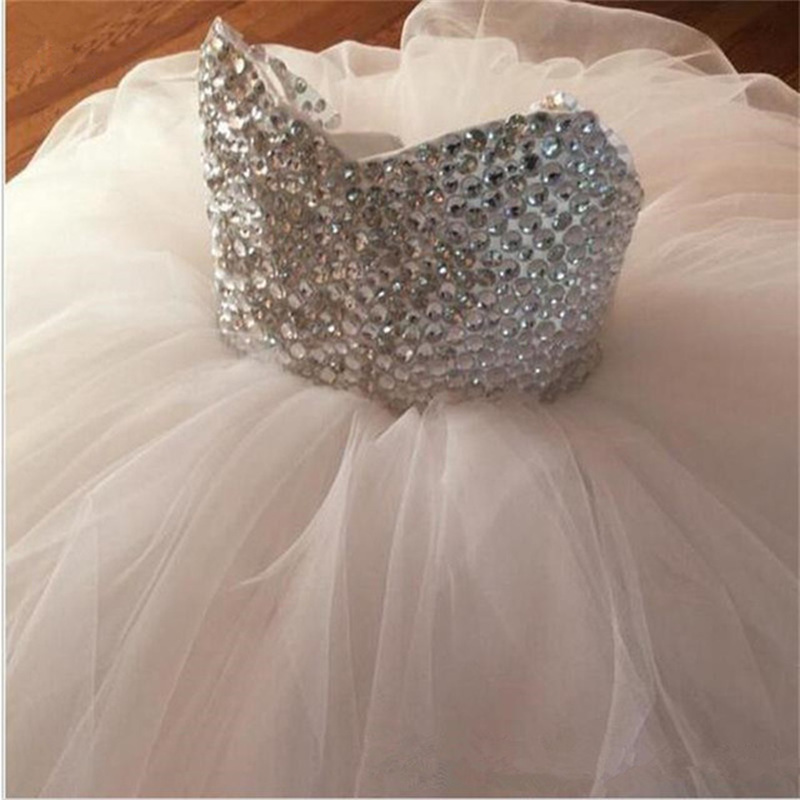 

2018 Fashion Sexy Crystal Ball Gown Quinceanera Dresses With Tulle Sweet 16 Dress Plus Size Lace Up Vestido De 15 Anos BQ35, Purple