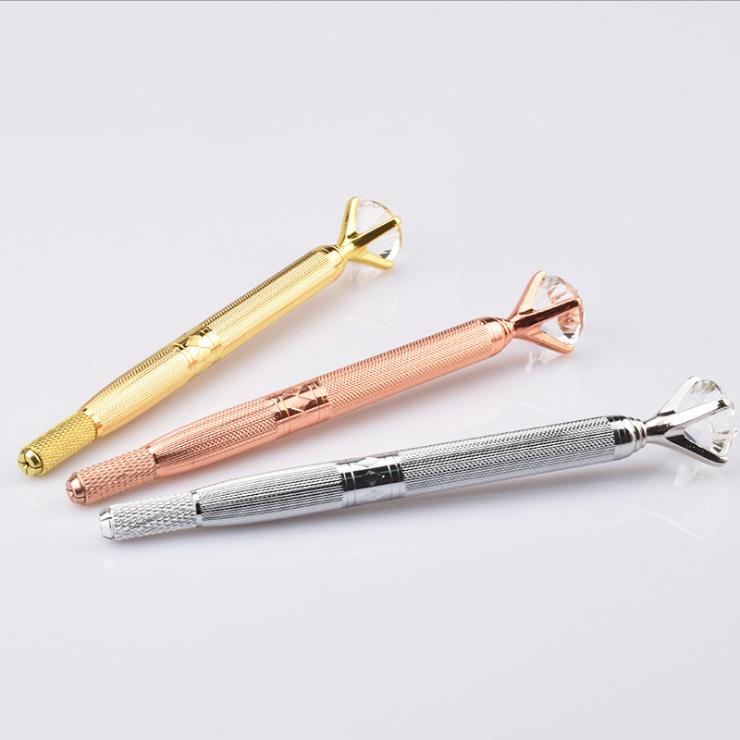 

new diamond microblading pen 3d eyebrow tattoo machines manual tool with microblade for shade eyebrow lips