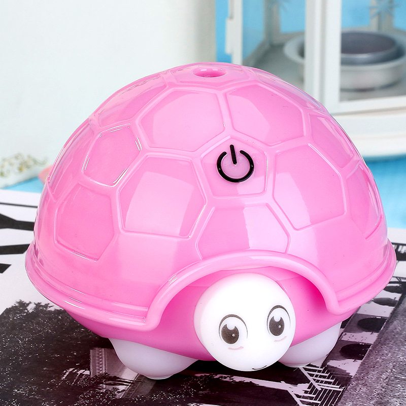 

160ML Lovely Cartoon Tortoise Humidifier Mini Portable Usb Air Humidifier LED Light Diffuser Mist Maker Fogger 3 Colors
