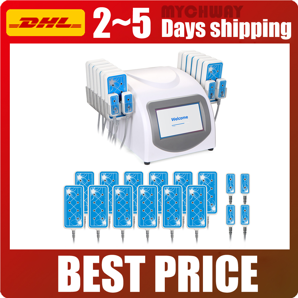 

2018 Newest 160mw 635nm-650nm Laser LLLT Weight Loss System Cellulite Removal Body Contour Slimming Machine