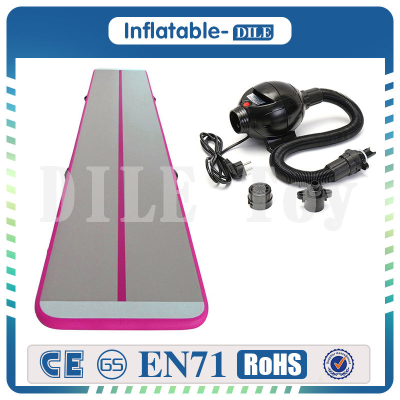 

Free Shipping High Quality 6x1x0.2m Inflatable Air Track Gym Air Mat Tumbling Mats For Sale