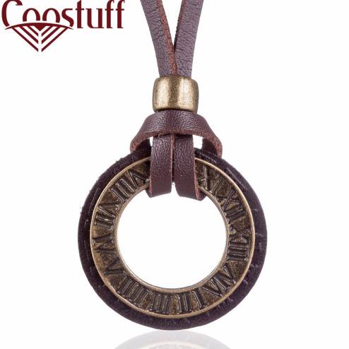 

maxi necklace Men jewelry vintage Rome genuine leather Necklace statement necklaces & pendants Men Necklaces women choker anime