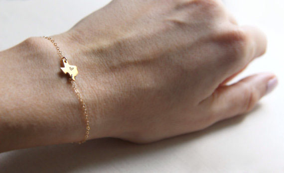 Outline map Texas State Bracelet With Heart USA TX State Bracelet I heart love Texas Bracelet Map Geography Bracelets jewelry-image-468268229