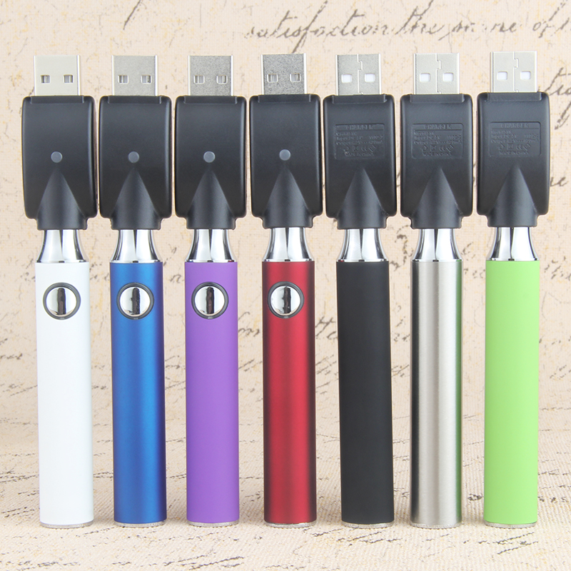 

Variable Voltage Vaporizer Pen Vape Cigarette 510 Thread Battery 650mAh eVod Preheating with USB Charger Cables