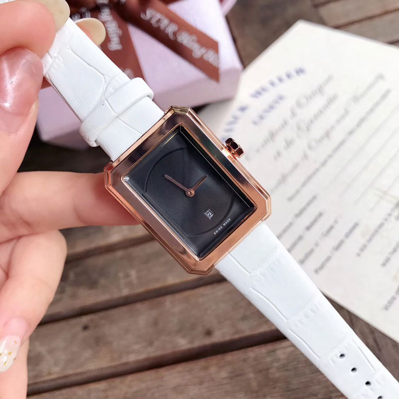 

Top quality women wristwatches dress watch leather strap automatic date quartz Female watches for ladies gift clock relogios masculinos
