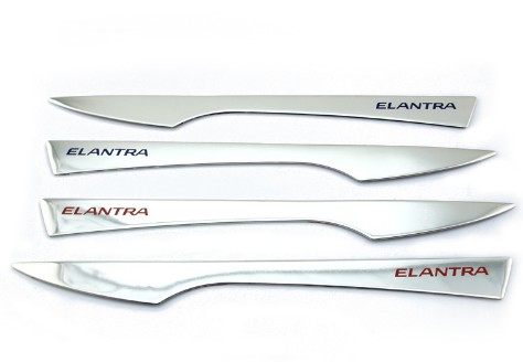 

Car Accessories Stainless Steel mirror side bar decorative trim For Hyundai Elantra 2012 2013 2014 2015 2016