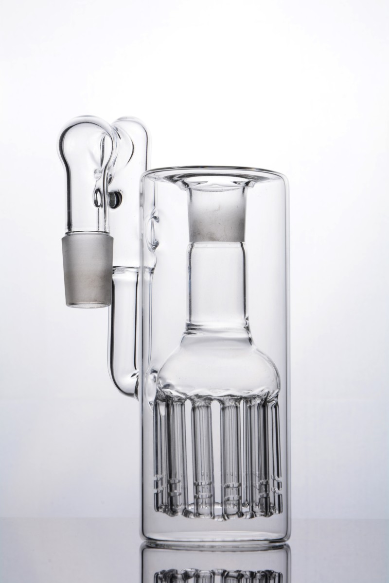 

Ash Catcher Glass Smoking Bongs Arm Tree Perc Hookahs Dab Rig Colored Water Pipe 13.5cm height Smoking Pipes in 18mm joint