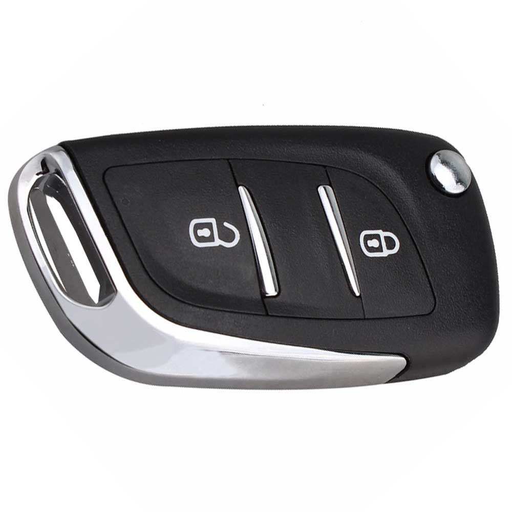 Replacement 2Buttons Modified Remote Flip Folding Key Shell Case For Car Citroen C2 C3 C4 C6 Berlingo Fob Cover VA2 Blade-image-416349122
