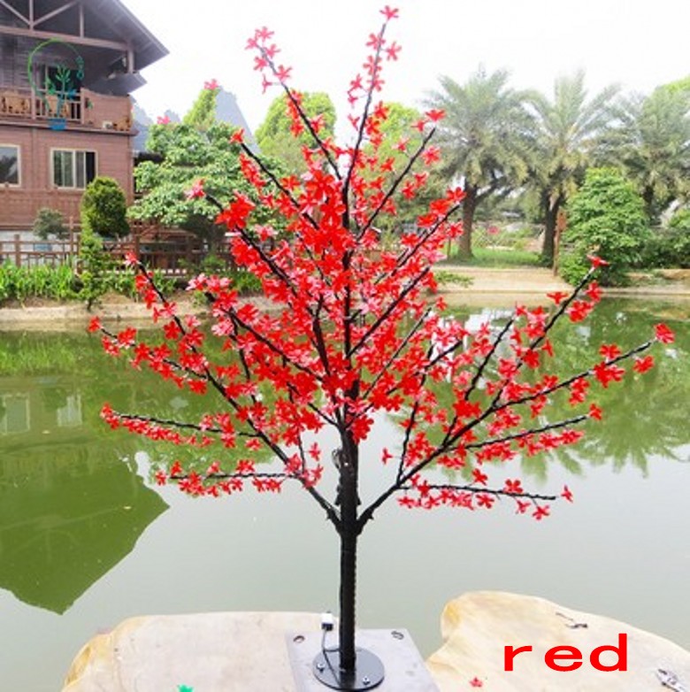 

Handmade Artificial LED Cherry Blossom Tree night Light New year Christmas wedding Decoration Lights 1.5 m LED tree light