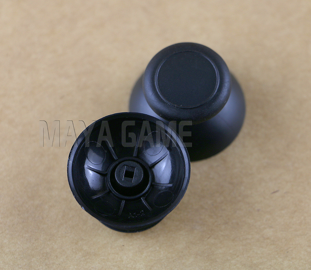 

black Small Hole 3D Analog Thumbstick Joystick Caps mushroom for Wii U WIIU Controller