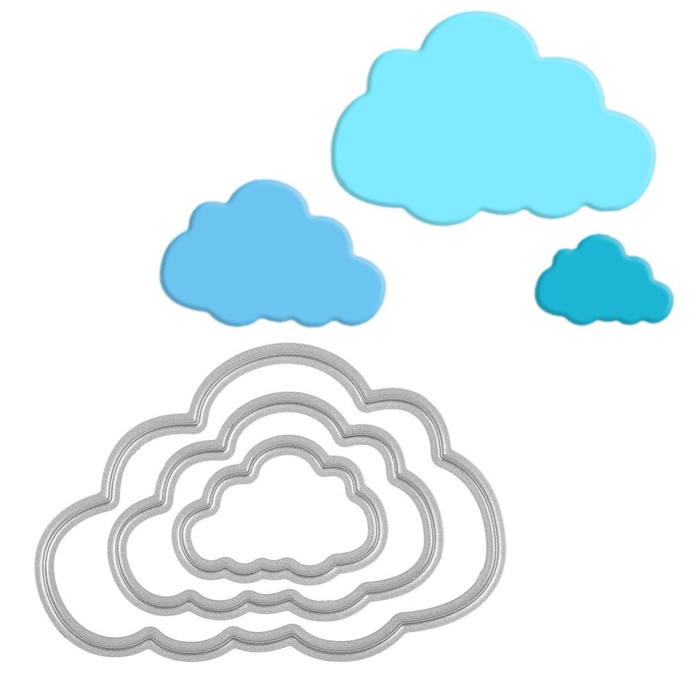 Metal Cutting dies Cloud for Cards Scrapbooking and Paper Crafts Embossing folder DIY paper craft Machines-image-413594124