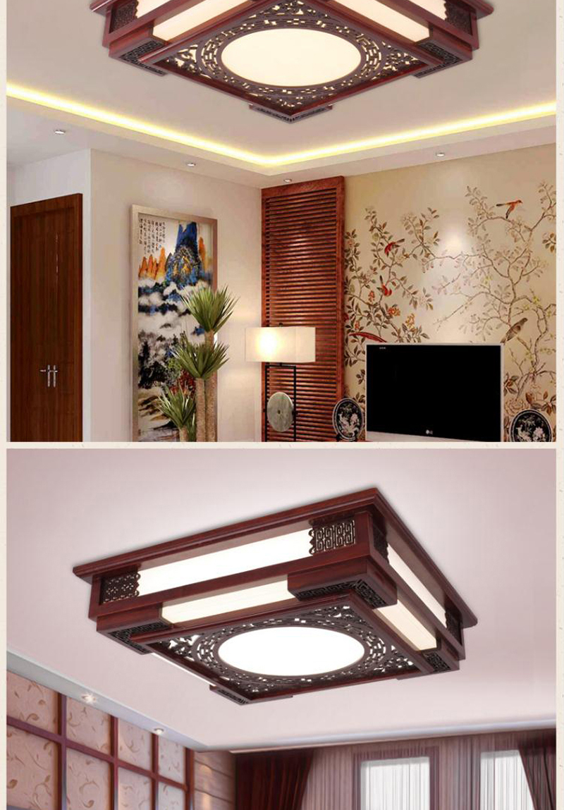 Grosshandel Vintage Chinesischen Wohnzimmer Carving Rot Holz Led Deckenleuchte Home Deco Schlafzimmer Platz Acryl Deckenleuchte Ac220v Von Haoxinlamp 176 62 Auf De Dhgate Com Dhgate