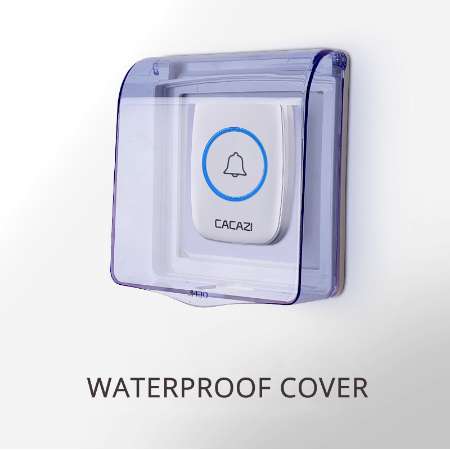 

Wireless Doorbell Waterproof cover For Wireless Doorbell Cover Smart Door Bell ring chime button Transmitter Launchers