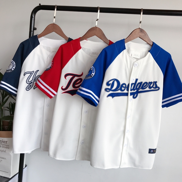 camisas de beisbol para hombre