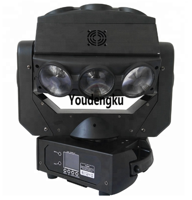6pcs/lot 9*10w 4in1 spider led moving head sharp beam dj light rgbw 4in1 10w led beam moving head light-image-426284432