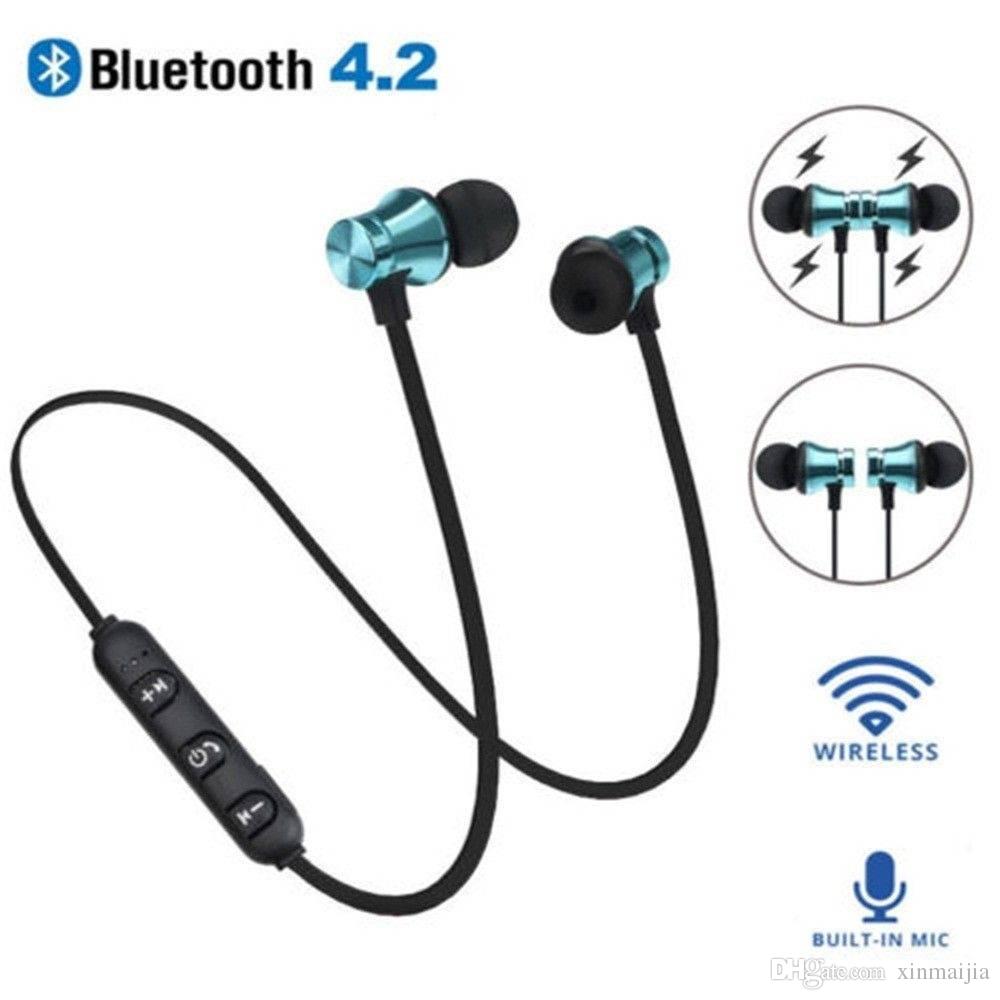 

XT11 Magnetic Bluetooth 4.2 Wireless Stereo Headset In-Ear Headphone Earphone, Black