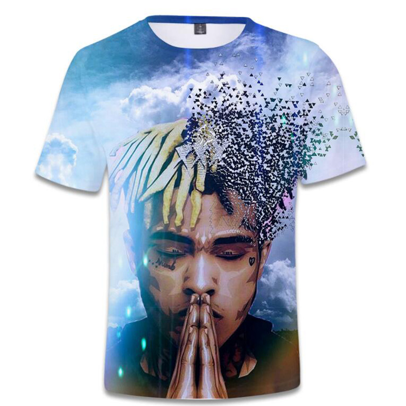 

rip xxxtentacion Print 3D T Shirt Men Summer Fashion Hip Hop rap hiphop xxxtentacion revenge T-Shirt Male Tshirt Mens Clothing, 013