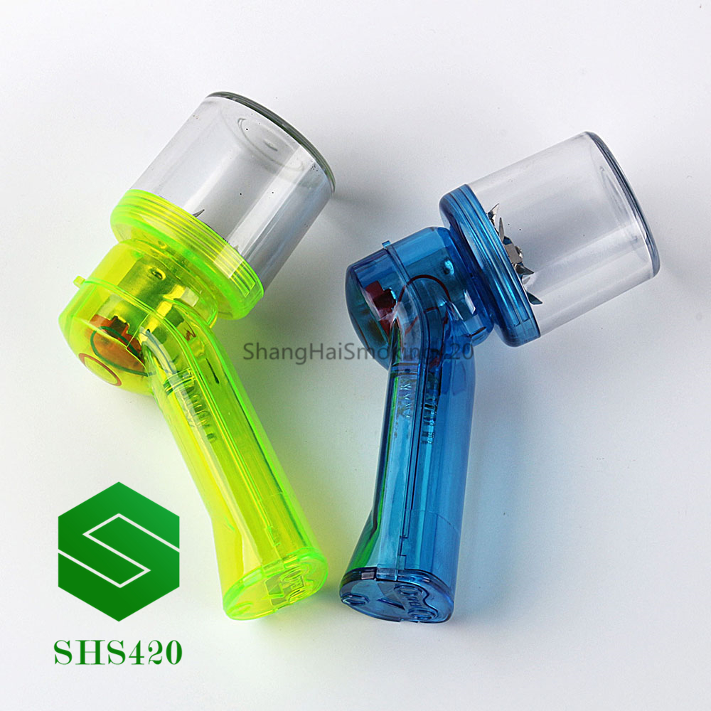 

Automatic Herb Grinder 2 Part Plastic Colorful Enail Crusher Plastic Food Grade Smoking Accessory Oil Rig Dabbers Titan_v