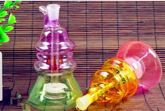 

Double Color Mute Hookah ,Wholesale Bongs Oil Burner Pipes Water Pipes Glass Pipe Oil Rigs Smoking Free Shipping