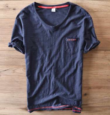 

Spain Style Unique Design Short-Sleeved V-Neck Cotton T Shirt Men Brand Clothing Casual Men T-Shirt Summer Fashion Tshirt Camisa