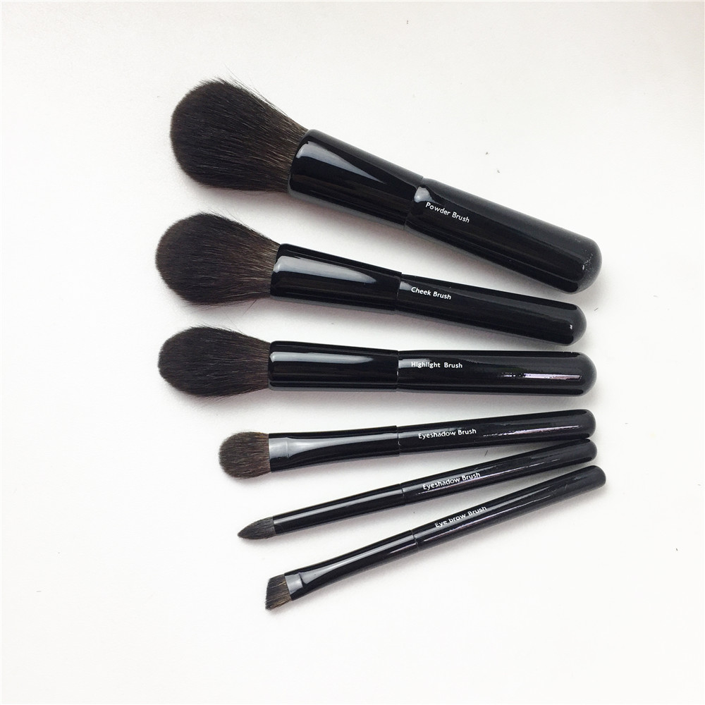 

Z-Series (Z-1 Powder Z-8 Cheek Z-2 Highlight Z-5 Z-10 Eye Shadow Z-6 Eye Brow ) - Gray Squirrel Hair Beauty Makeup Blending Brushes