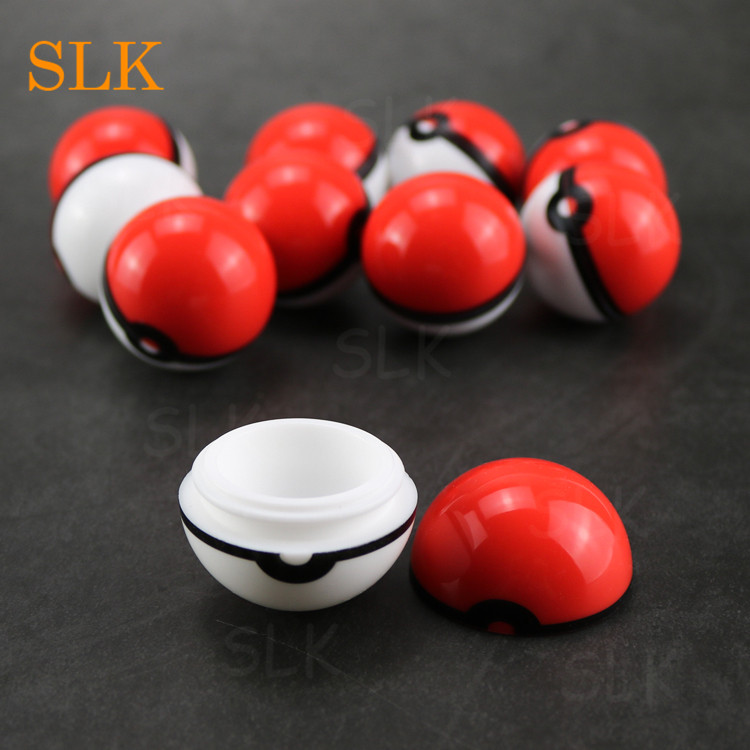 

Personalized Dab Containers Ball Shape Round Shape Silicone Wax Container Non-solid Color Pure Color Dry Herb Jars Dab for Vaporizer