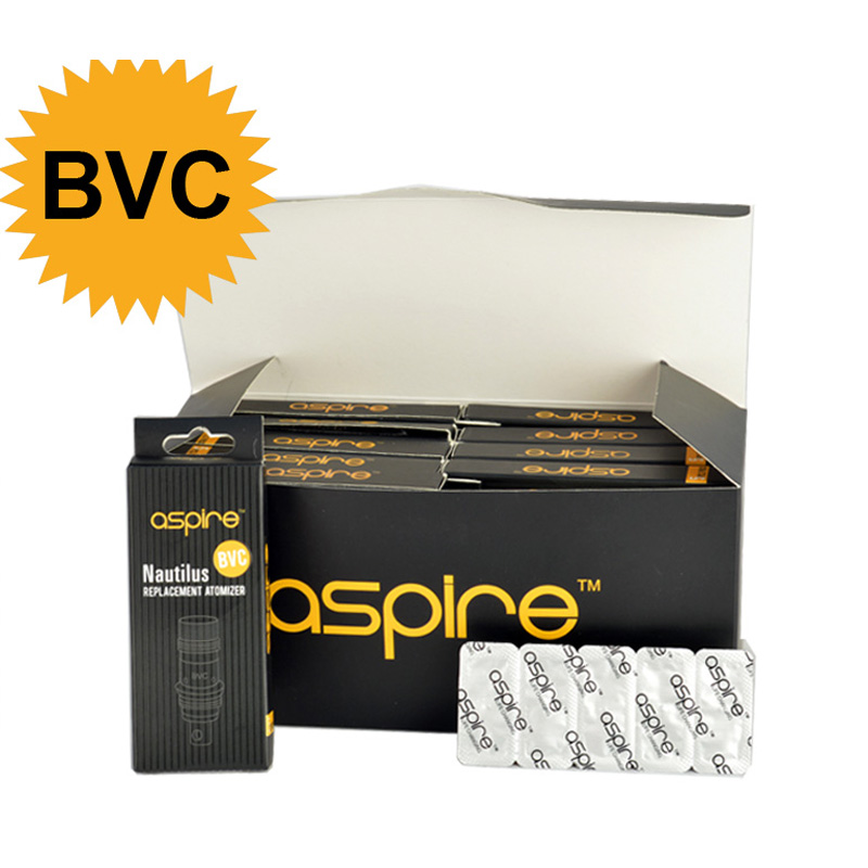 

100% Authentic Aspire Nautilus Coils BVC Aspire Mini BVC Coil Heads Aspire Mini Nautilus Atomizer Core/Wick For Ecig Vaporizer Hot Selling