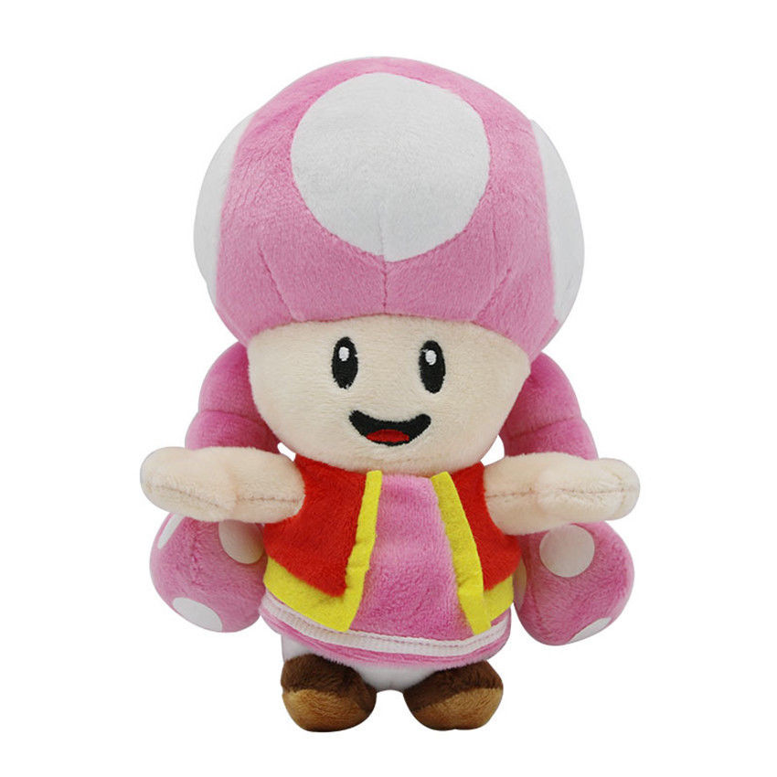 7/" personaje de animé Toad Toadette Peluche Juguete Animal Run Muñeco Relleno Niños regalo