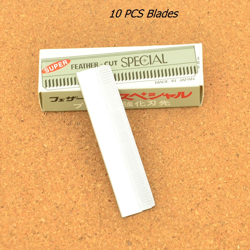 

Professional 10 PCS Stainless Steel Dedicated Scraping Eyebrow Shaping Eyebrows Razor Blades Hair Styling Beauty Makeup Shaving Knife HD0002