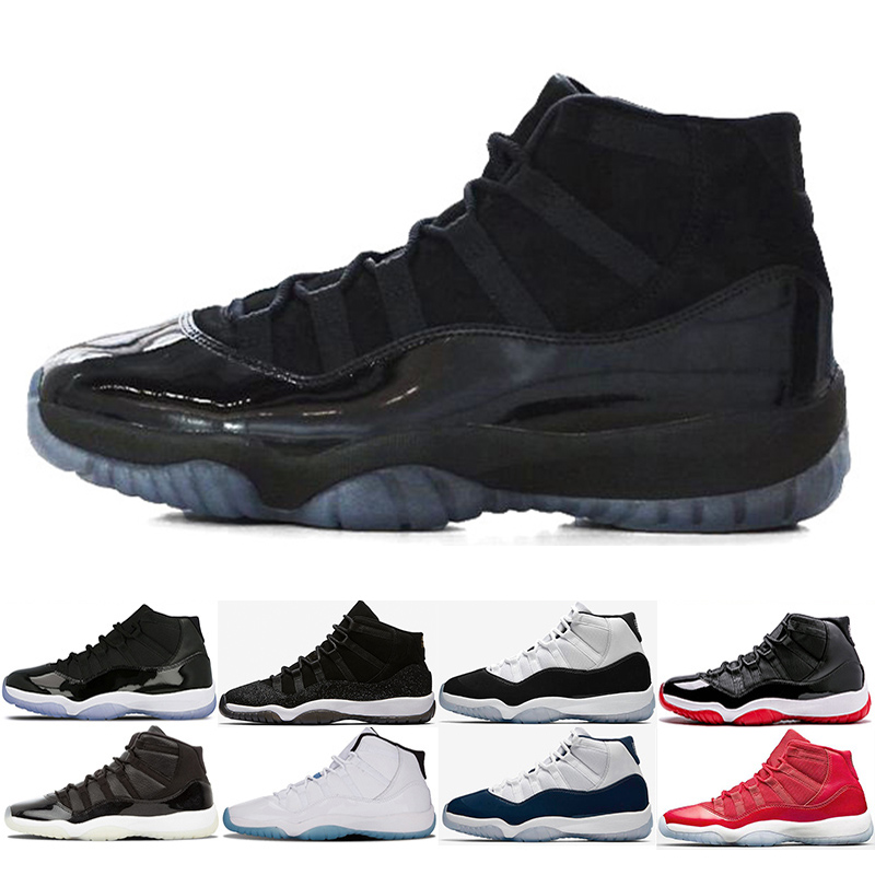 

11 11s Prom Night basketball shoes for men black gym red concord Space Jam bred WIN LIKE 82 96 mens sports sneaker, Low bred