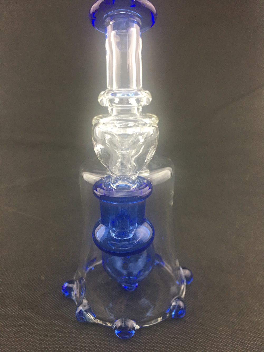 

Nice 8.0inch tall glass Water Pipe bong glass bong straight bottom nice Recycler Bong glass handicraft free-shipping 14mm bowl quartz banger