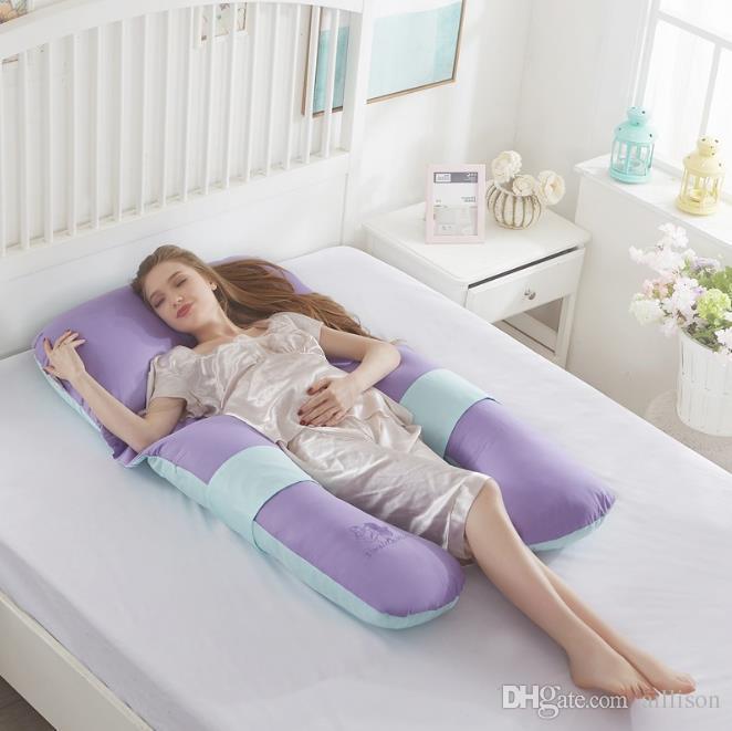 Pregnancy Pillow Full Body Plush Fabric Pillow Maternity Body