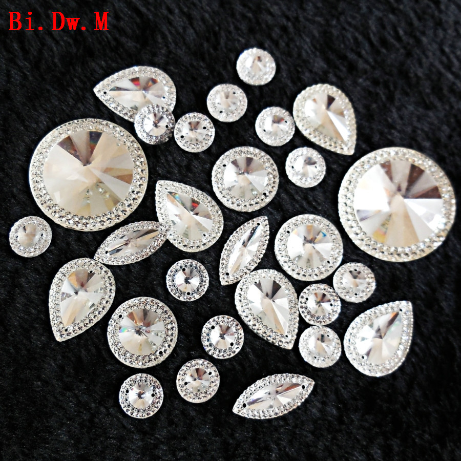 36p 11x16mm OVAL GEMA Flatback cose en piedra Fantasía De Vidrio Cristal Pedrería faceta