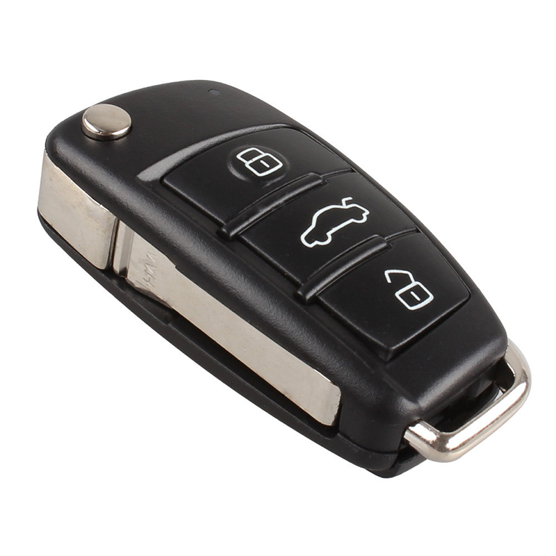 3 Button Folding Flip Remote Key Shell Case Fob For Car Audi A2 A3 A4 A6 A6L A8 TT-image-415862413