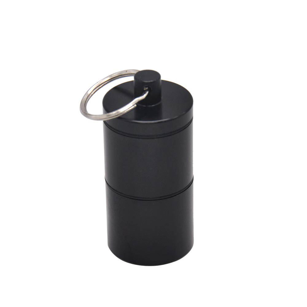 

Two layer Waterproof Rubber Ring Airtight Aluminum Airtight Cylinder Metal Stash Jar Box Smoking Tobacco Herb Storage Bottles Box