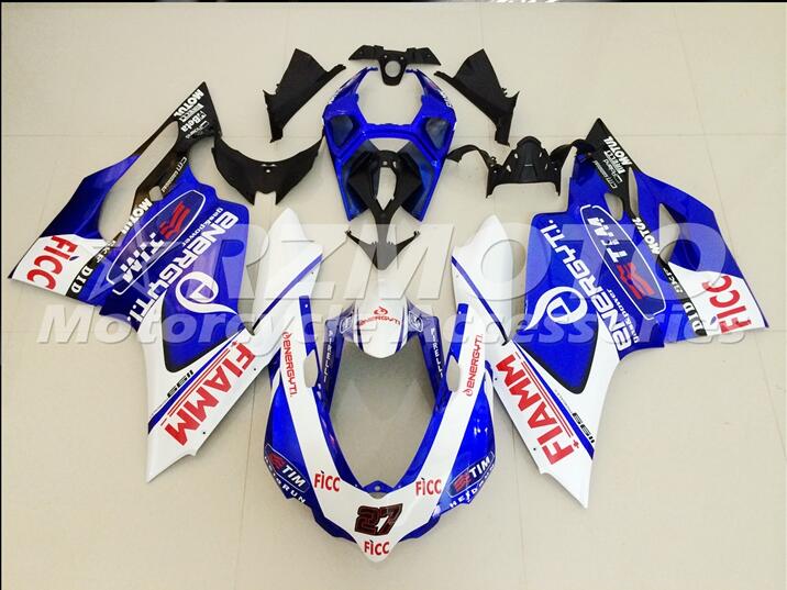 

New Injection Mold ABS bike Fairing Kits 100% Fit For DUCATI 899 1199 1199S Panigale s 2012 2013 2014 2015 Bodywork set 12 14 15 Blue g1