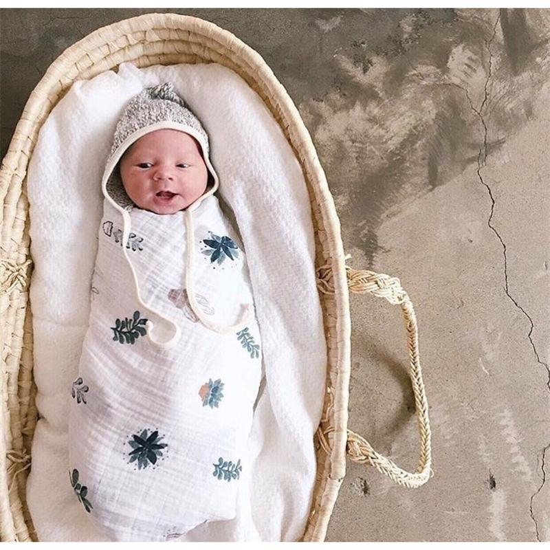 

High Quality Blankets baby muslin blanket swaddle Cotton Soft Baby Bath Towel Multi Functions Newborn Bamboo Wrap, Multi-color