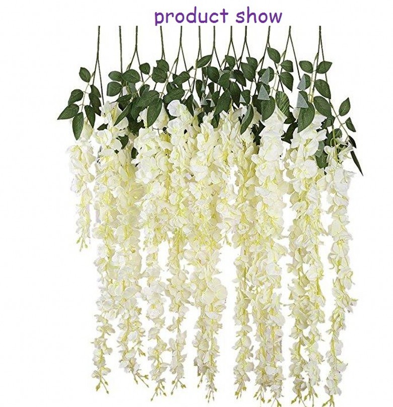 2020 Artificial Silk Hanging Flower Hanging Flower Wedding Decor