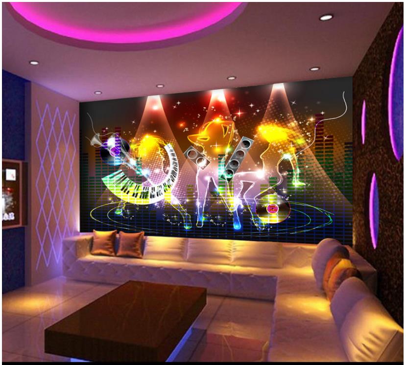 

Custom 3d wall murals wallpaper 3d photo wallpaper mural Dynamic cool music carnival KTV background wallpaper Entertainment clubs decorative, Custom any size