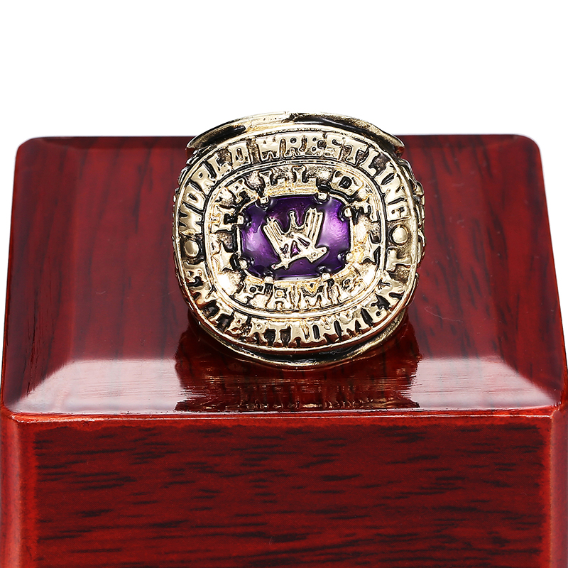 

JEWELRY 2004 WORLD WRESTLING ENTERTAINMENTS CHAMPIONSHIP RING FANS GIFTS Free Shipping Size 11# LOW PRICE MAN RING