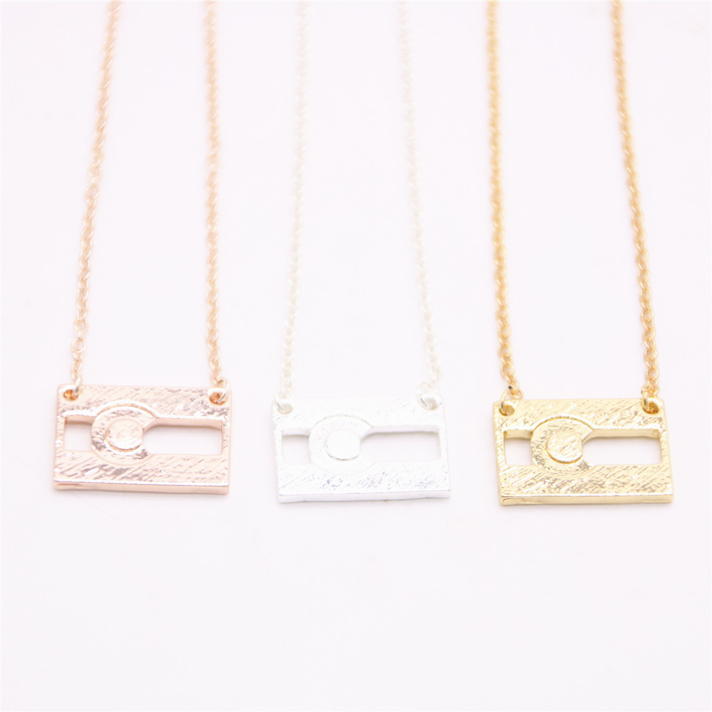 

Colorado flag pendant necklace Semi-Hollow Body rectangle necklaces designed for women Retail and wholesale mix, Silver