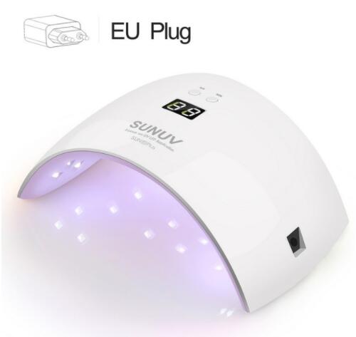 

SUNUV SUN9x Plus 36W Nail Lamp UV Lamp Nail Dryer for UV Gel LED Gel Machine Infrared Sensor Timer Set, 9xplus pink eu plug