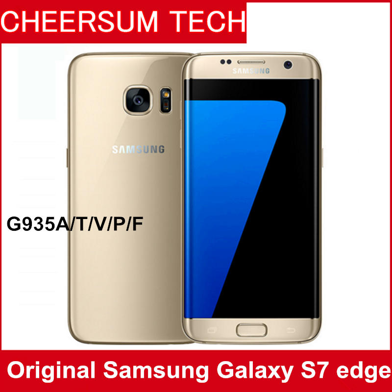 

2020 Original Samsung Galaxy S7 Edge 5.1" super OMOLED 12MP Camera 2160p 4GB RAM 32GB ROM 4G LTE SIM Mobile phone, White