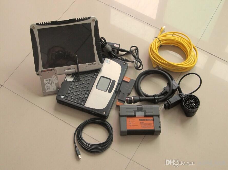 

For bmw icom a2 diagnose tool scanner software 720GB SSD Super Speed+Toughbook CF19 laptop ready to work