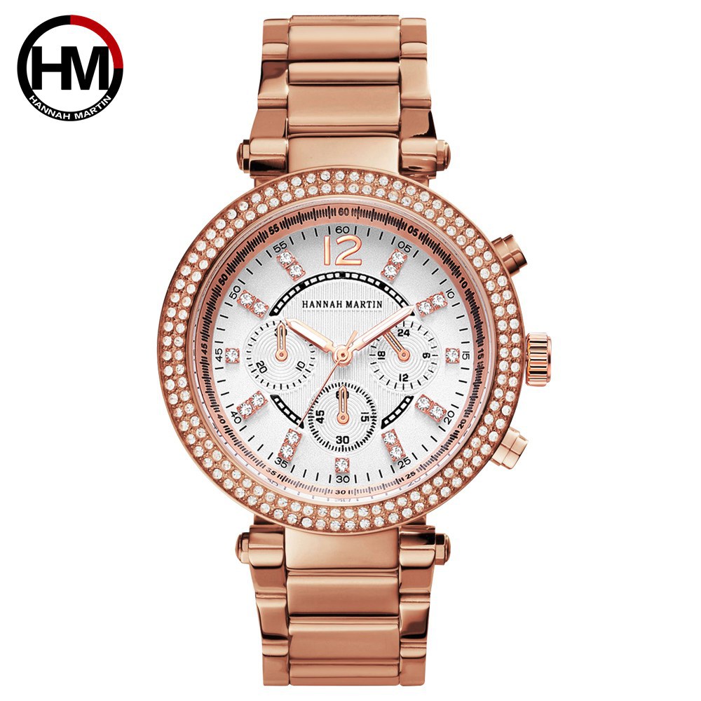 

Watch for lady women business MK watch steel calendar lazada rose gold wholesale cross border Watch, Silver