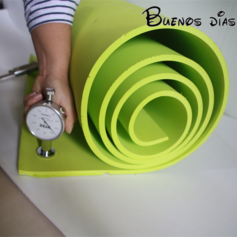 

8mm thickness lemon green color Eva foam sheets,Easy to cut,Punch foam,children school Handmade cosplay material Size50cm*2m
